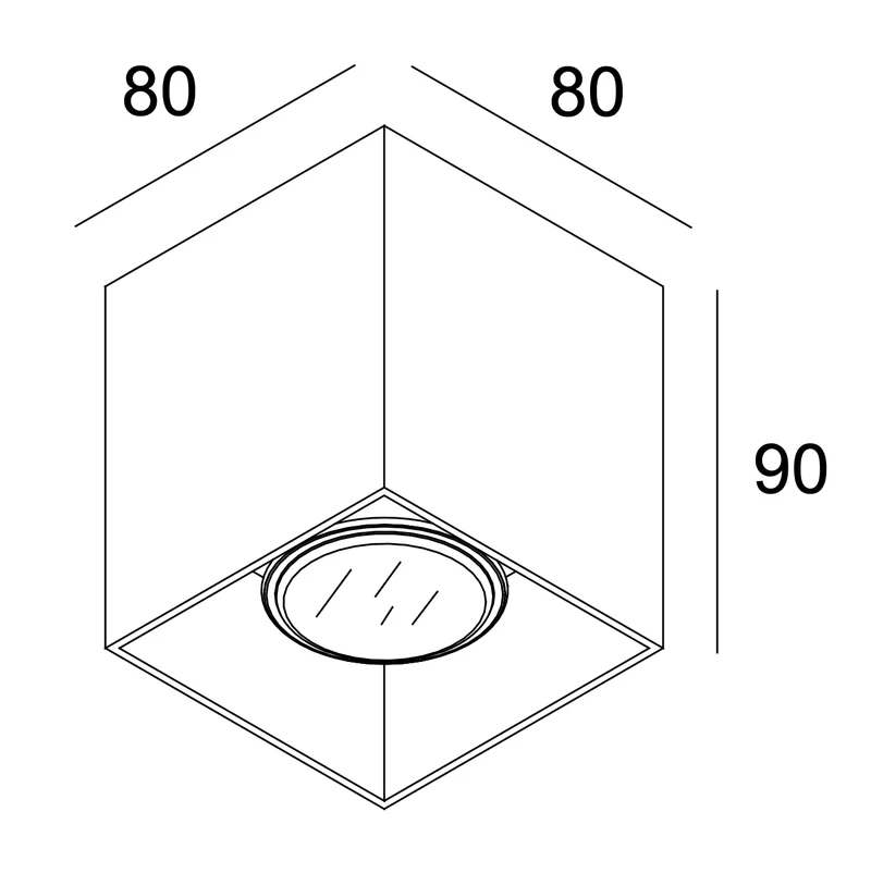 Deckenleuchte Boxy