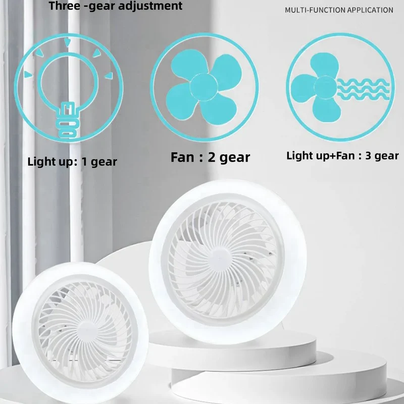 Smart LED Deckenventilator mit Fernbedienung App Steuerung für Modernes Wohnzimmer