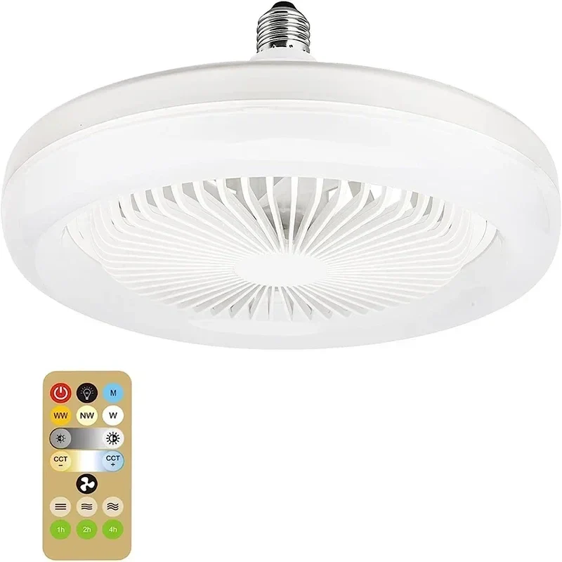 Smart LED Deckenventilator mit Fernbedienung App Steuerung für Modernes Wohnzimmer