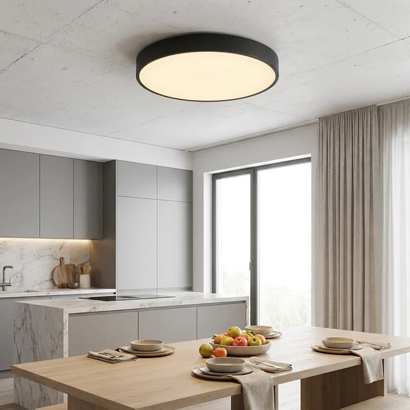 Moderne LED Deckenleuchte für Wohnzimmer und Flur Zeitgemäß und Klassisch