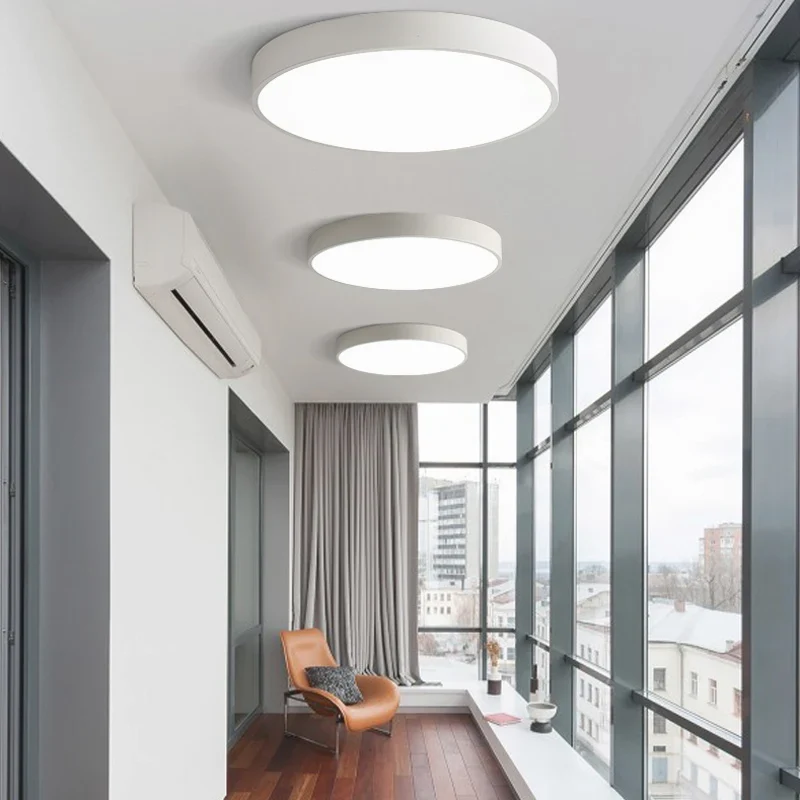 Moderne LED Deckenleuchte für Wohnzimmer und Flur Zeitgemäß und Klassisch