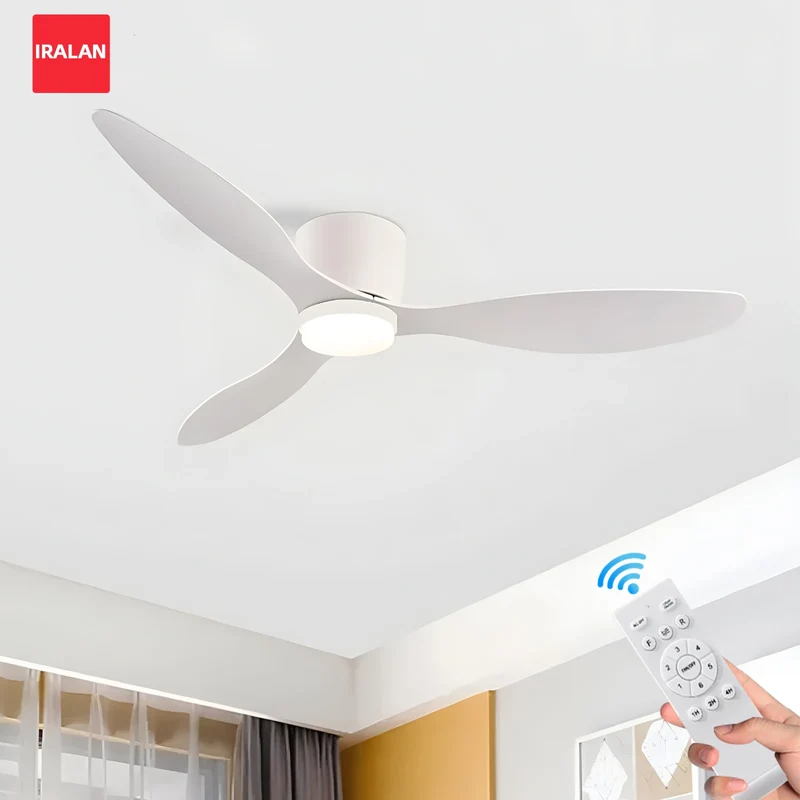 Moderner Deckenventilator mit Integriertem LED Licht und Fernbedienung Universell