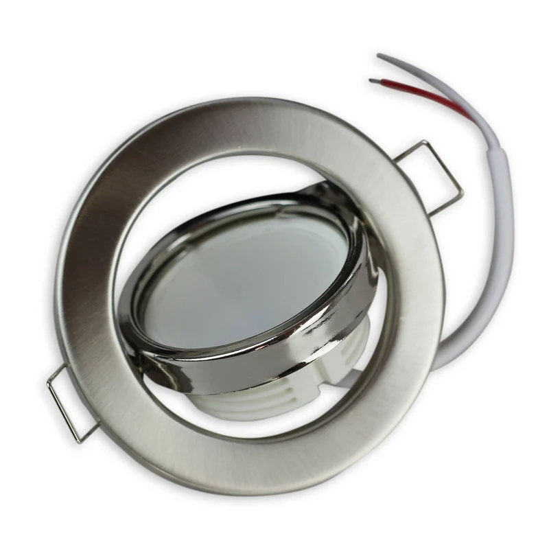 LED Einbaustrahler rund schwenkbar super flach 3-6,5W 230 Volt