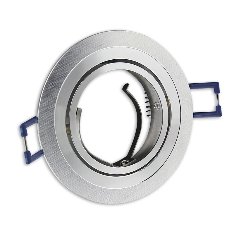 Einbaurahmen eckig rund GU10 MR16 schwenkbar Gehäuse 68mm Einbaustrahler Spot