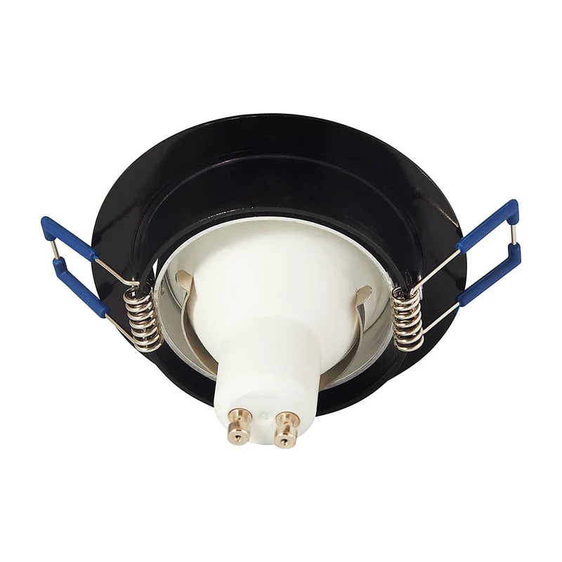 Einbaurahmen eckig rund GU10 MR16 schwenkbar Gehäuse 68mm Einbaustrahler Spot