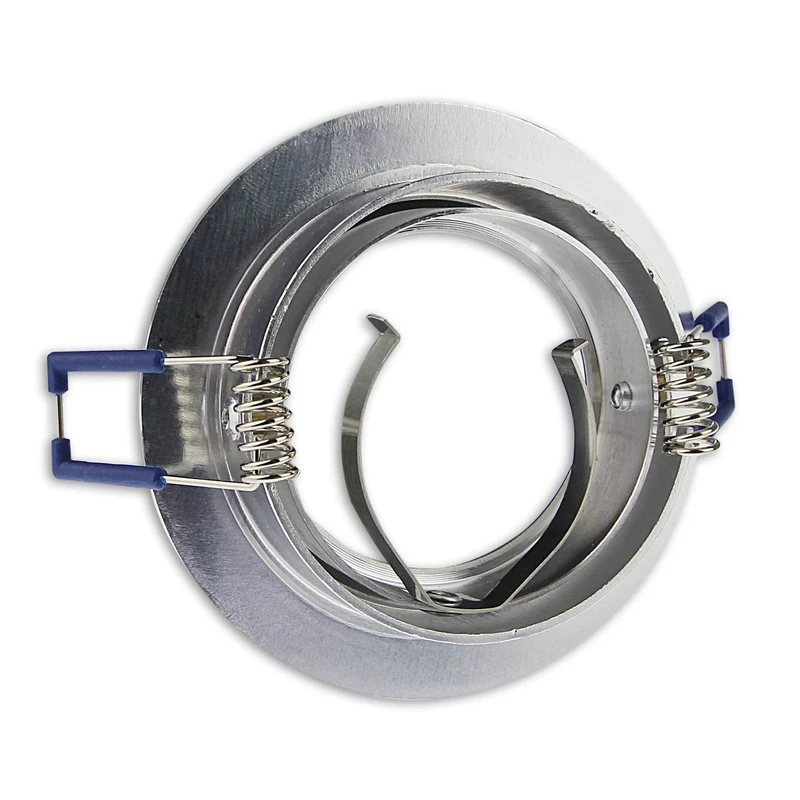 Einbaurahmen eckig rund GU10 MR16 schwenkbar Gehäuse 68mm Einbaustrahler Spot
