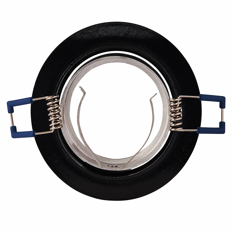 Einbaurahmen eckig rund GU10 MR16 schwenkbar Gehäuse 68mm Einbaustrahler Spot