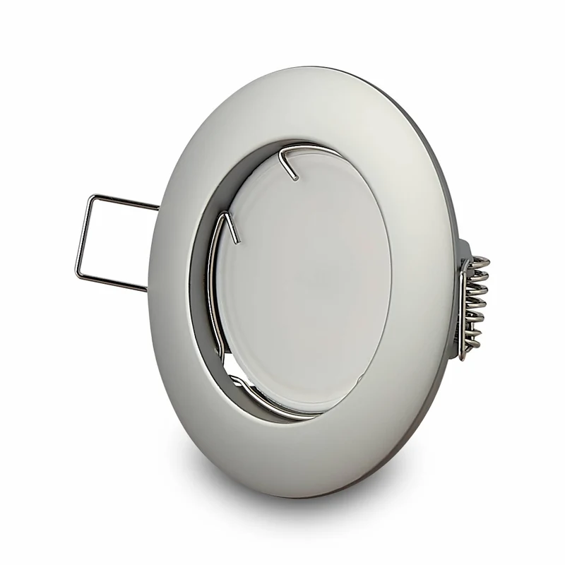Einbaurahmen rund GU10 GU5,3 Ø65mm Bohrloch Gehäuse Einbaustrahler Spot