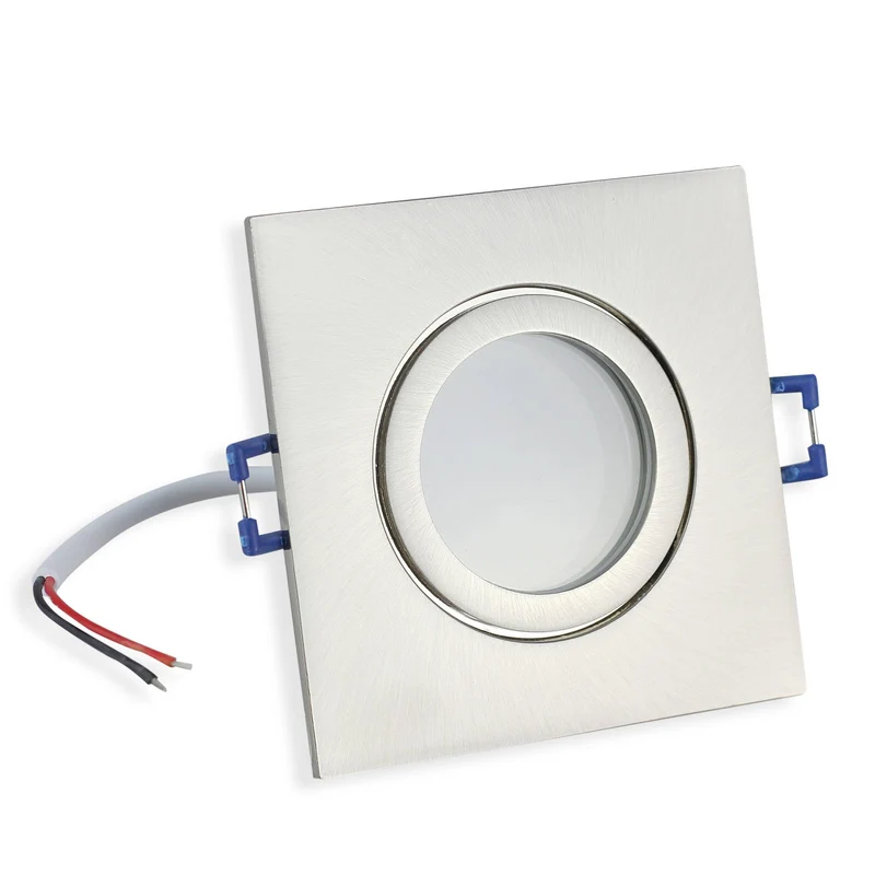 LED Einbaustrahler IP44 230 Volt dimmbar flach Einbaulicht Bad Kellerlampe