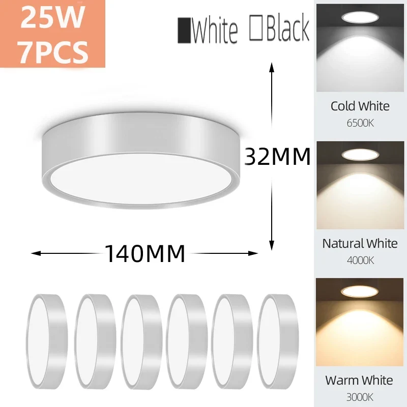 LED Aufbau-Downlight für Wohnzimmer und Schlafzimmer Modernes Design