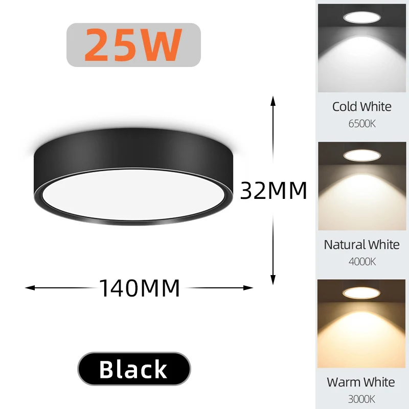 LED Aufbau-Downlight für Wohnzimmer und Schlafzimmer Modernes Design