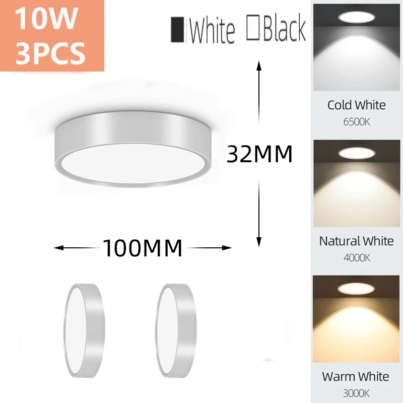 LED Aufbau-Downlight für Wohnzimmer und Schlafzimmer Modernes Design