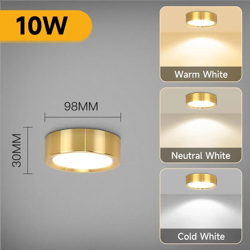 LED Aufbau-Downlight für Wohnzimmer und Schlafzimmer Modernes Design