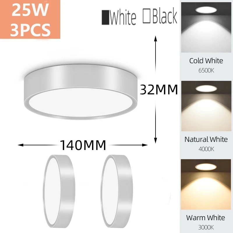 LED Aufbau-Downlight für Wohnzimmer und Schlafzimmer Modernes Design