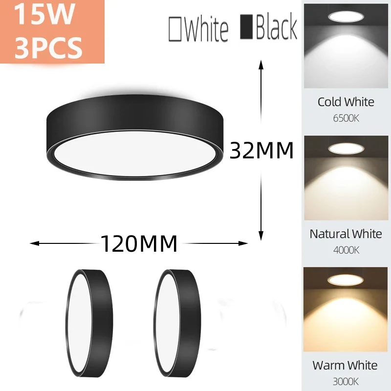 LED Aufbau-Downlight für Wohnzimmer und Schlafzimmer Modernes Design