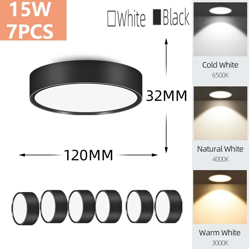 LED Aufbau-Downlight für Wohnzimmer und Schlafzimmer Modernes Design