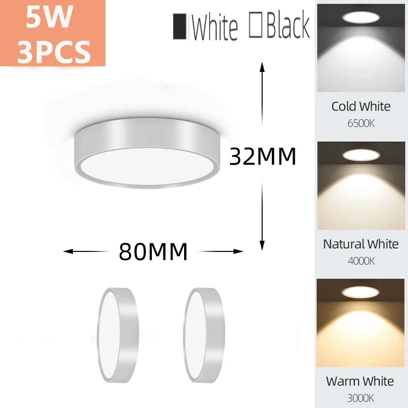 LED Aufbau-Downlight für Wohnzimmer und Schlafzimmer Modernes Design