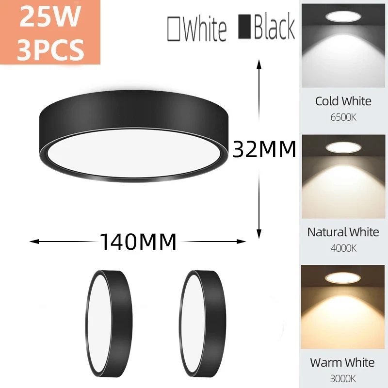LED Aufbau-Downlight für Wohnzimmer und Schlafzimmer Modernes Design