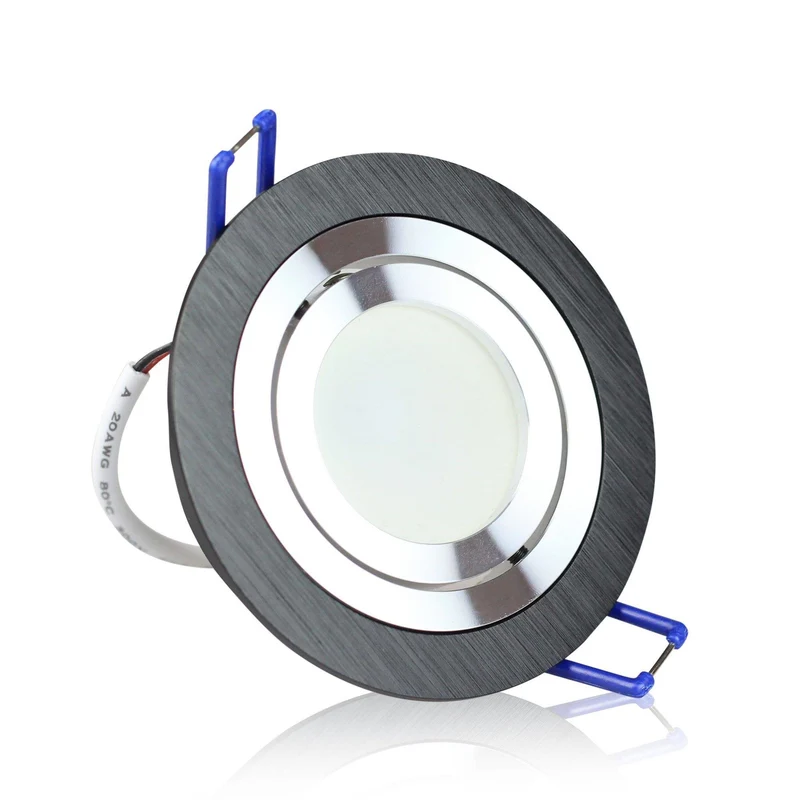 LED Einbaustrahler schwenkbar super flach 3-6,5W 230V Spot Licht Panel