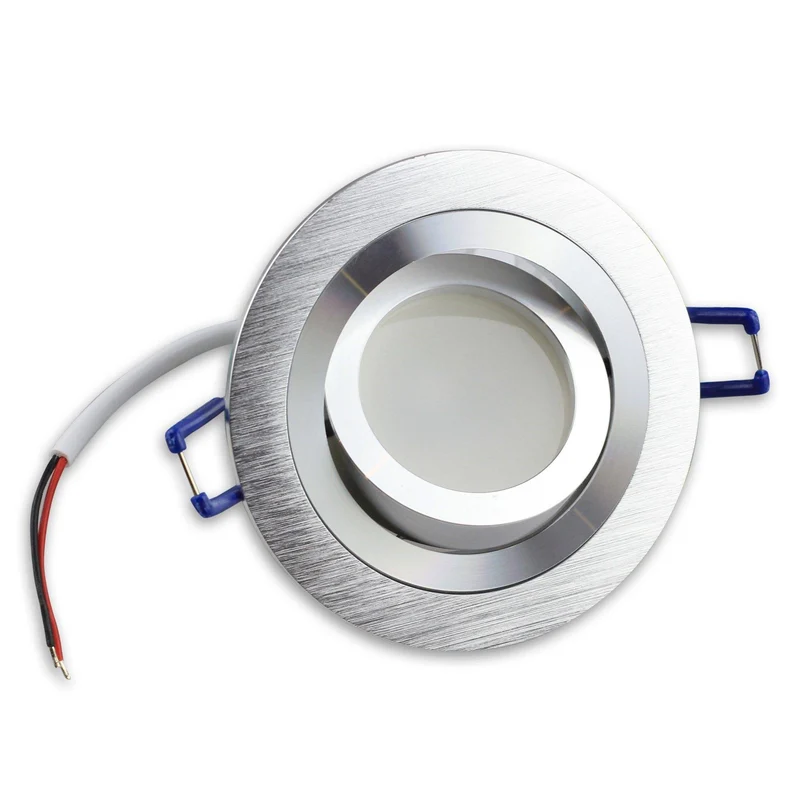 LED Einbaustrahler schwenkbar super flach 3-6,5W 230V Spot Licht Panel