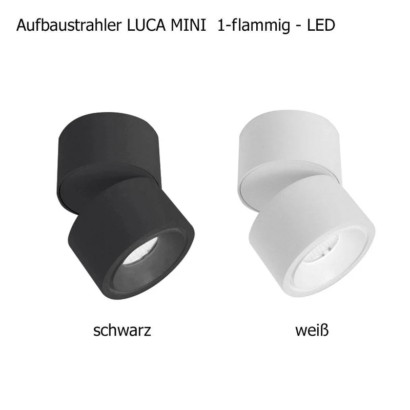 Aufbaustrahler Luca Mini 1-flammig