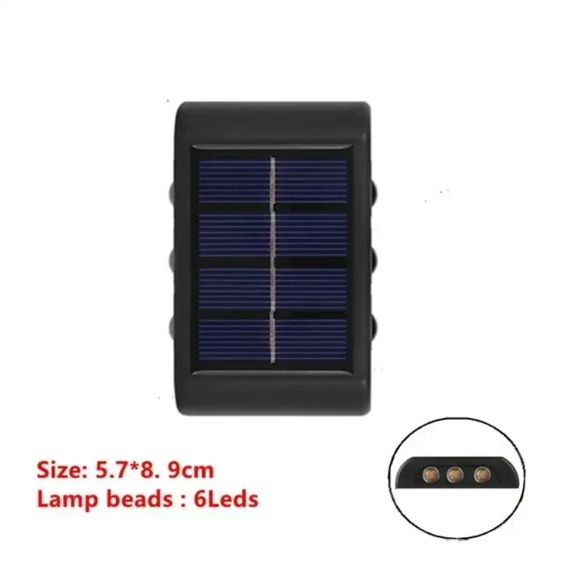 Moderne Solar LED Außenwandleuchte mit Bewegungsmelder für Garten und Eingang