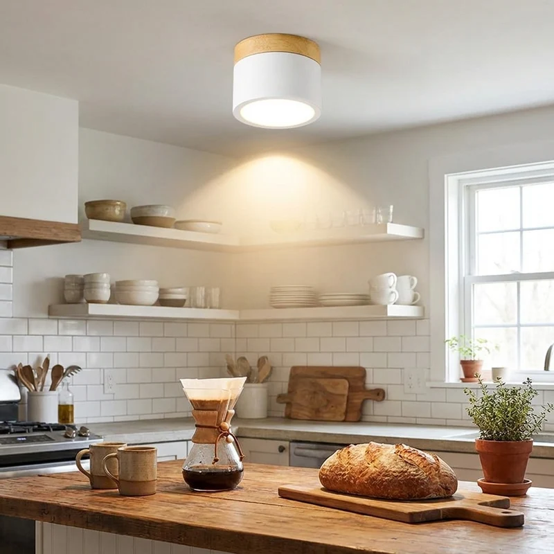 LED Aufbau-Downlight Nordisch für Wohnzimmer und Dielen Zeitloses Design