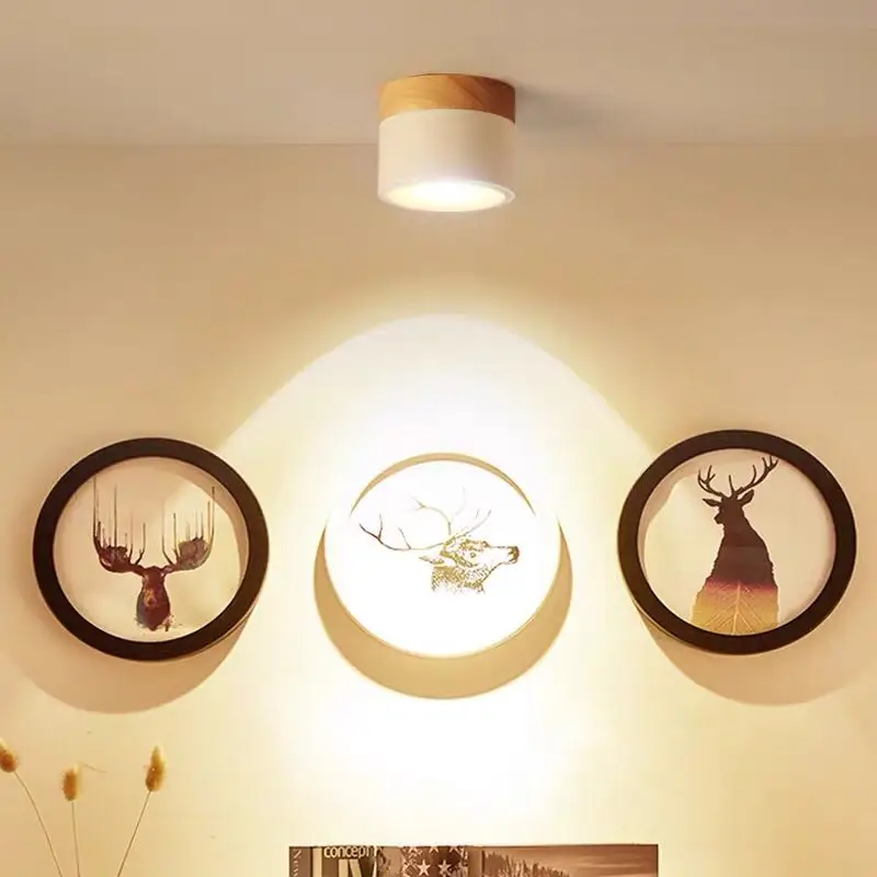 LED Aufbau-Downlight Nordisch für Wohnzimmer und Dielen Zeitloses Design