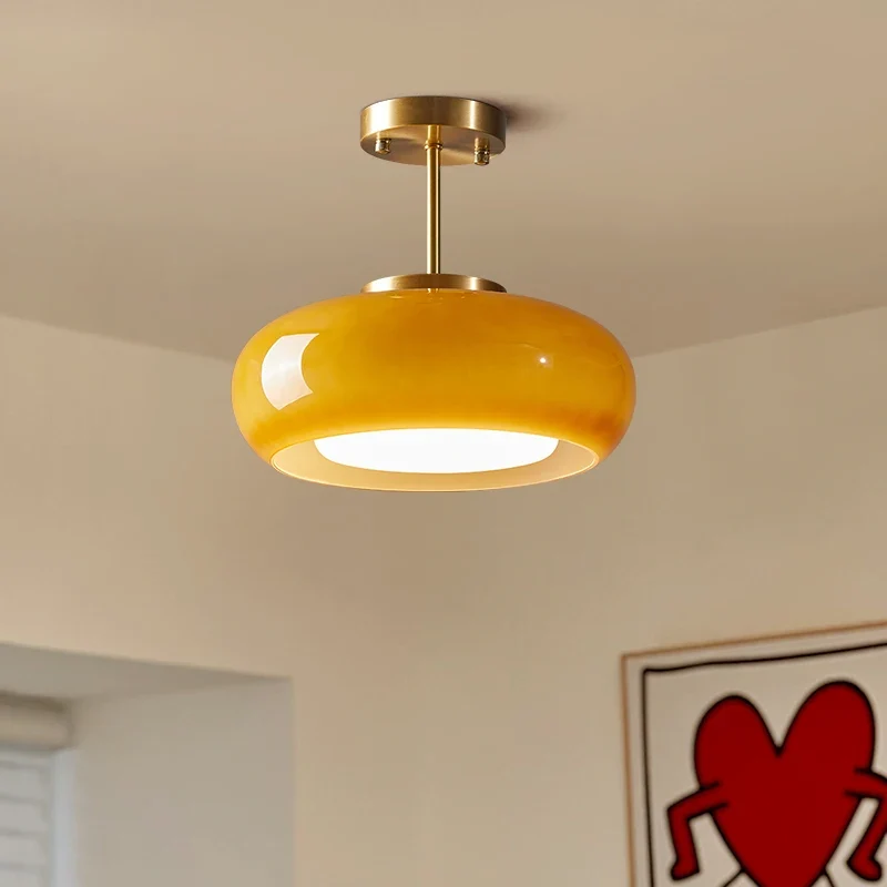 Modernes Nordisches Glas Pendelleuchte Klar für Schlafzimmer und Leseecke Sanft