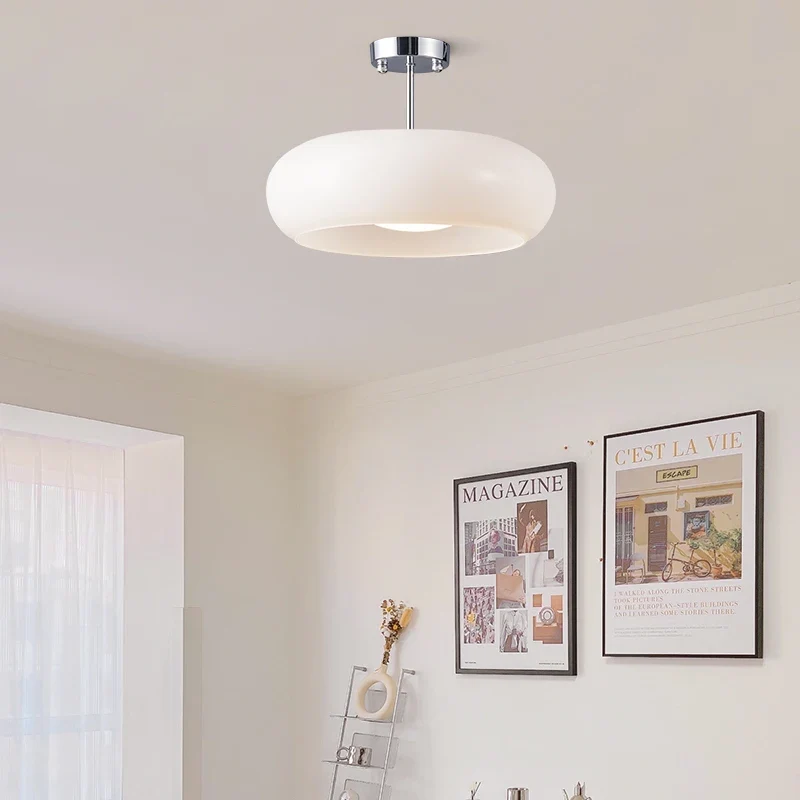 Modernes Nordisches Glas Pendelleuchte Klar für Schlafzimmer und Leseecke Sanft