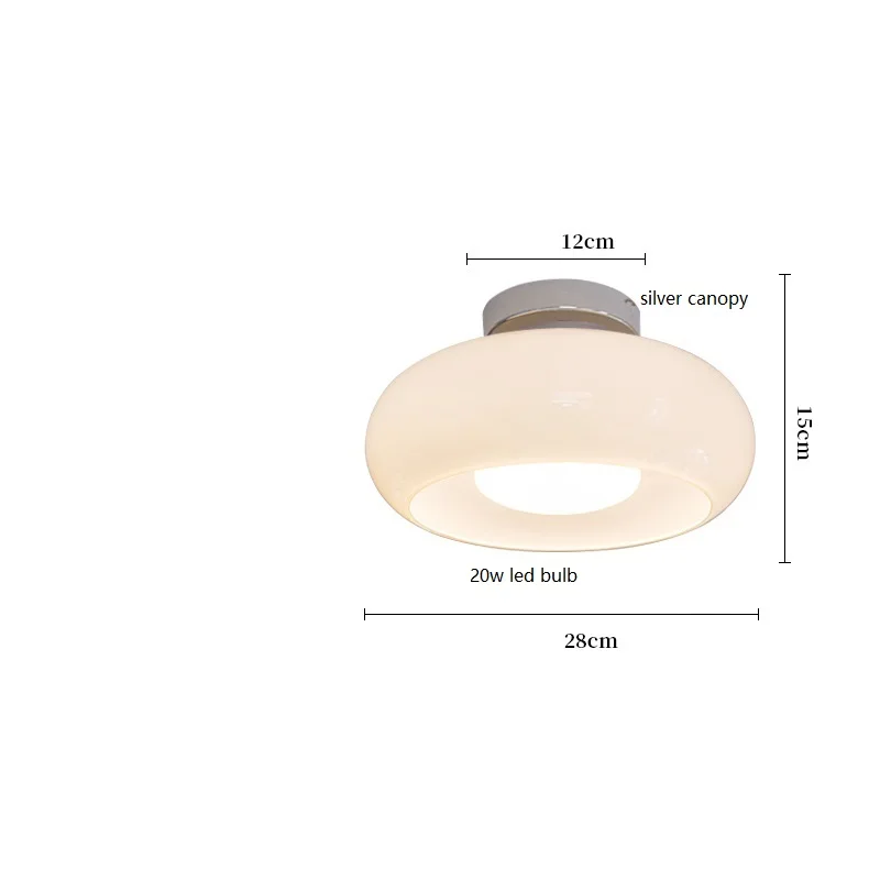 Modernes Nordisches Glas Pendelleuchte Klar für Schlafzimmer und Leseecke Sanft