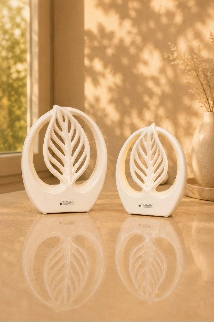 Dekoobjekt Denia LED creme-weiß