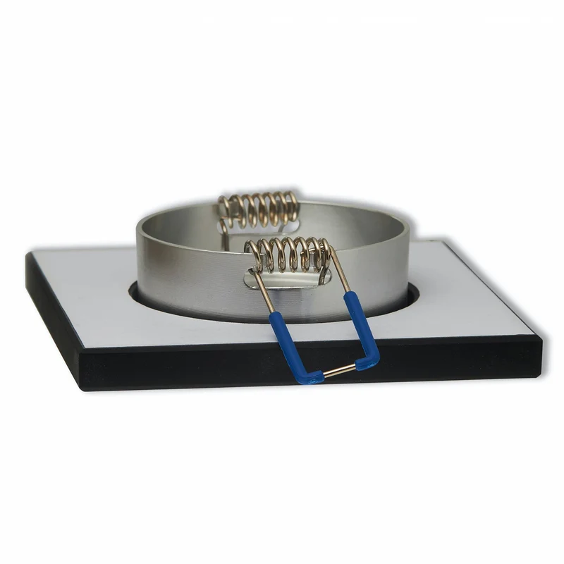 LED Einbaustrahler flach eckig 3-6,5W Einbaurahmen Deckenspot dimmbar 75mm 230V
