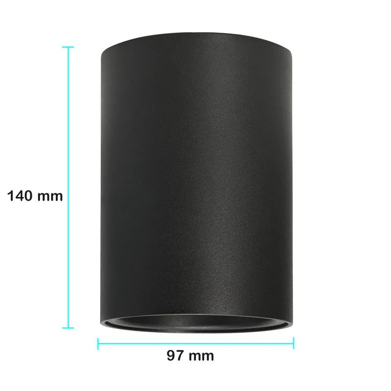 Aufbaurahmen rund 140x97mm GU10 für LED Aufbaustrahler Einbaustrahler Rahmen
