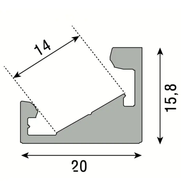 LED Profil LINE 90