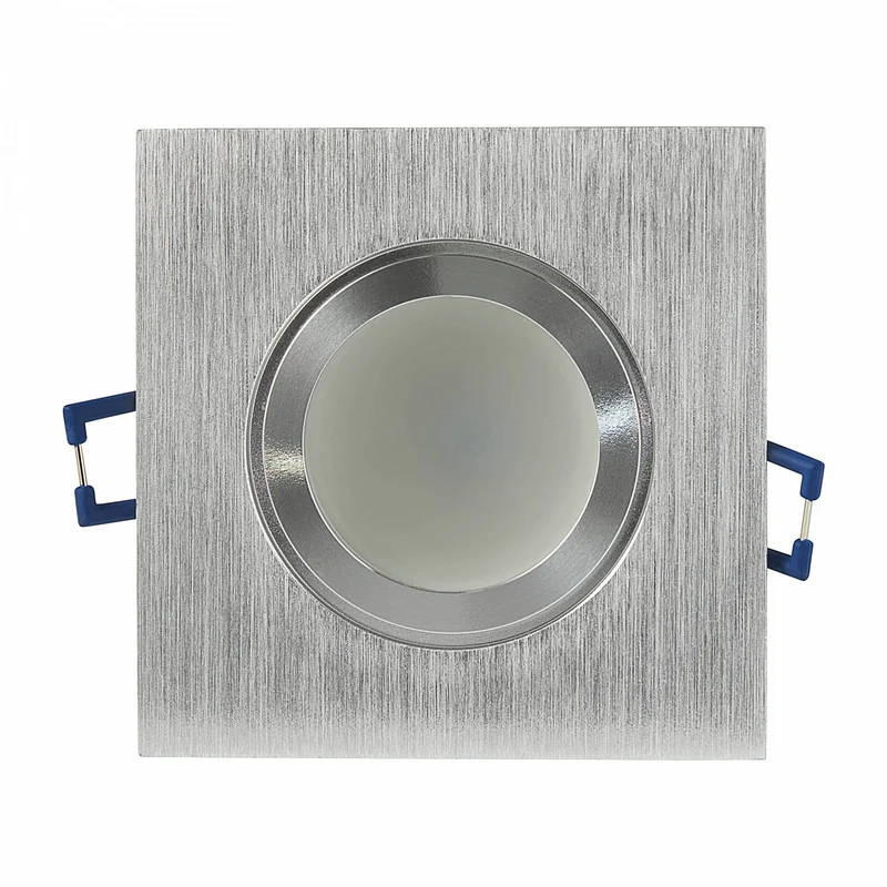 LED Einbaustrahler IP44 eckig 230V GU10 als Deckenstrahler für Feuchtraum