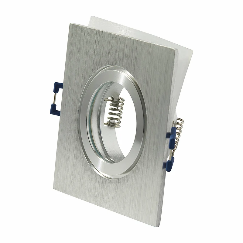 LED Einbaustrahler IP44 eckig 230V GU10 als Deckenstrahler für Feuchtraum