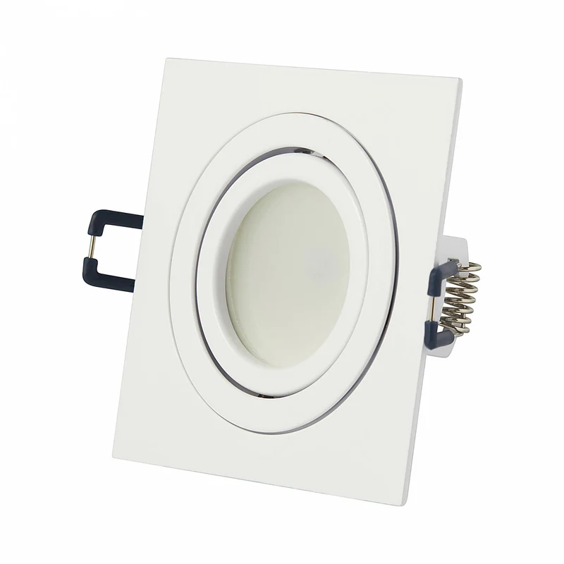 LED Einbaustrahler eckig schwenkbar 12V MR16 5W 7W Einbau-Spot Strahler 75-85mm