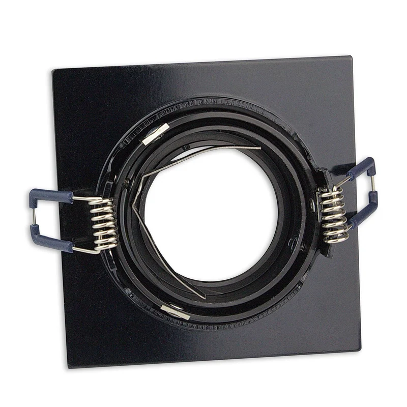 LED Einbaustrahler eckig schwenkbar 12V MR16 5W 7W Einbau-Spot Strahler 75-85mm