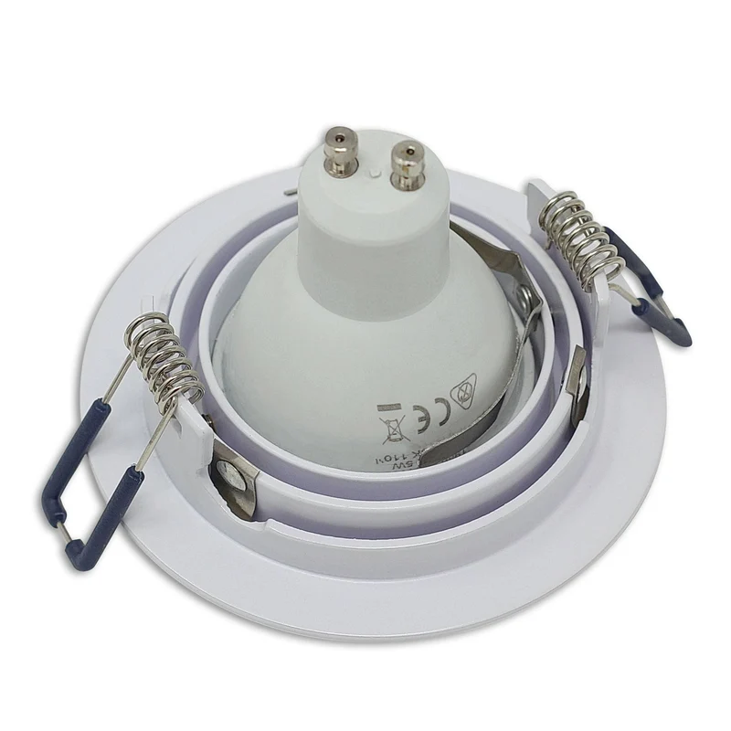 LED Einbaustrahler rund 230V GU10 1W-9W Einbau-Spot Strahler 75-85mm