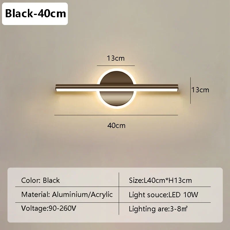 Moderne LED Badezimmer Schminkleuchte für Spiegel und Schminktisch
