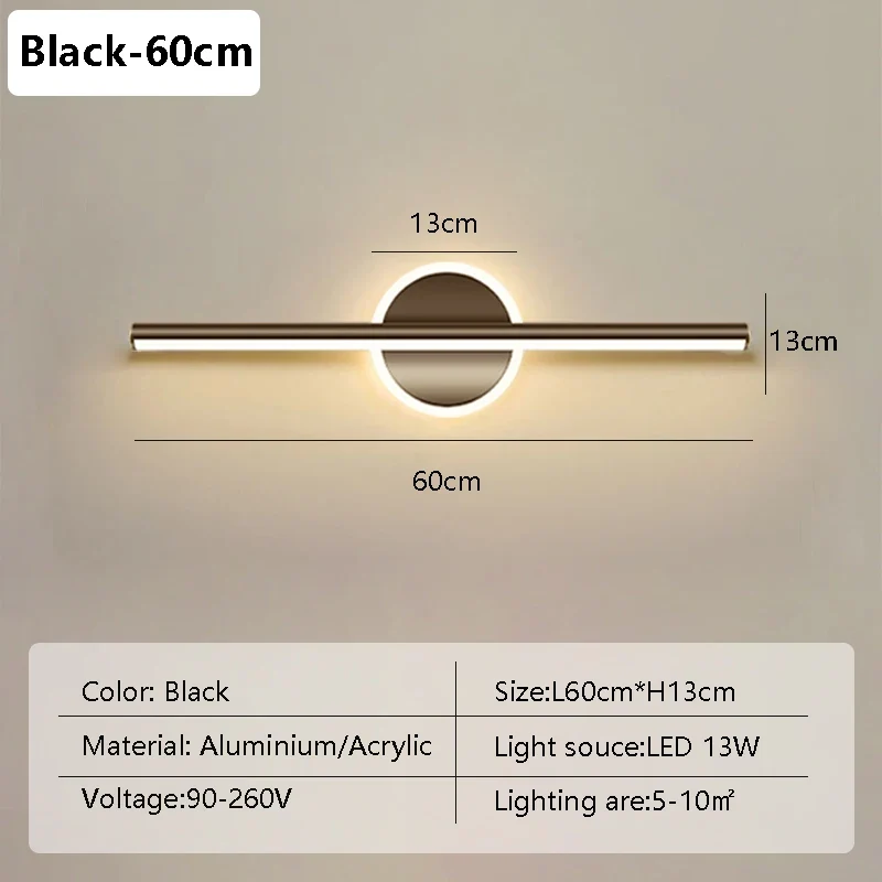 Moderne LED Badezimmer Schminkleuchte für Spiegel und Schminktisch