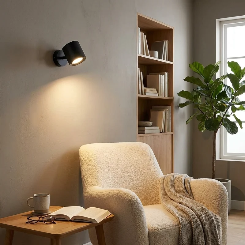 Magnetischer LED Wandstrahler mit Fernbedienung für Schlafzimmer und Wohnzimmer