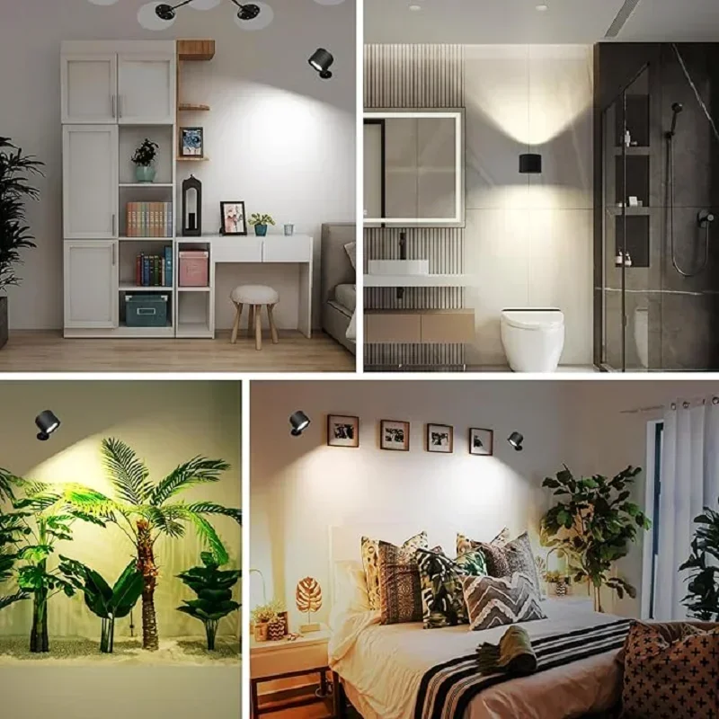 Magnetischer LED Wandstrahler mit Fernbedienung für Schlafzimmer und Wohnzimmer