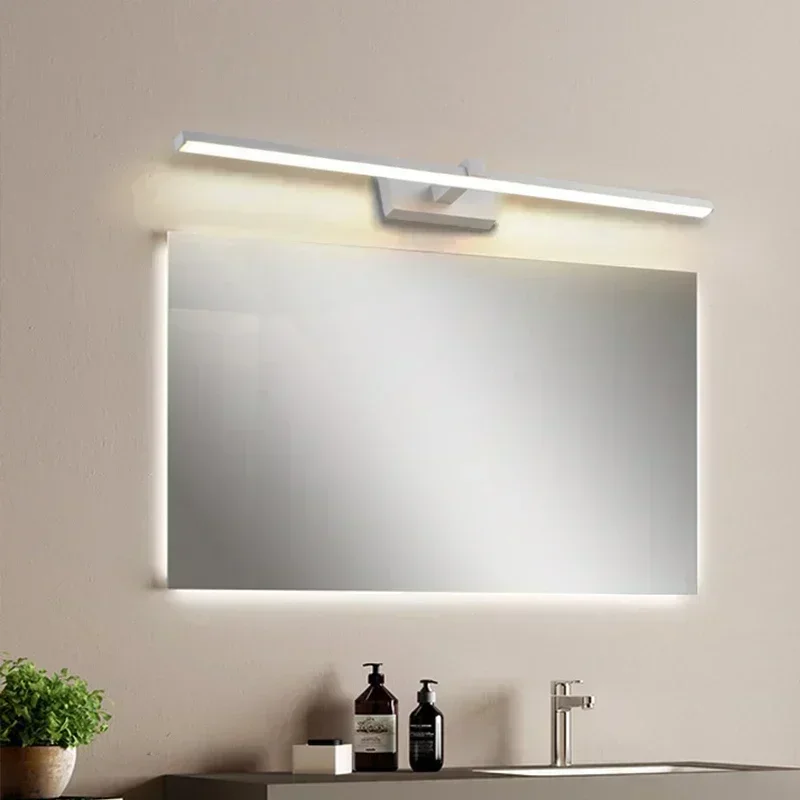 Moderne LED Streifen Spiegelleuchte für Badezimmer und Schlafzimmer