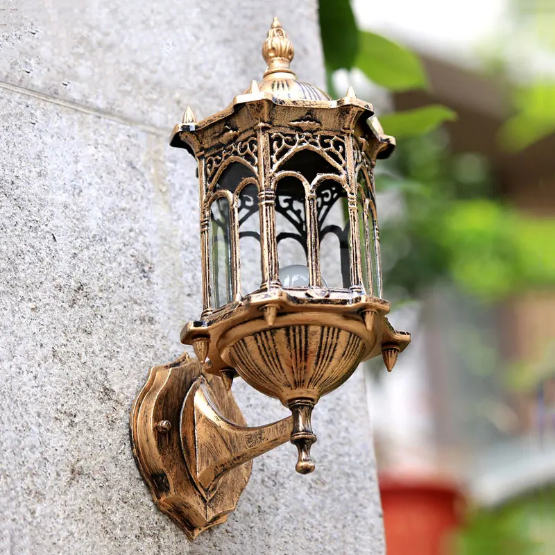Vintage Industrielle Außenwandleuchte für Garten Hauseingang und Einfahrt