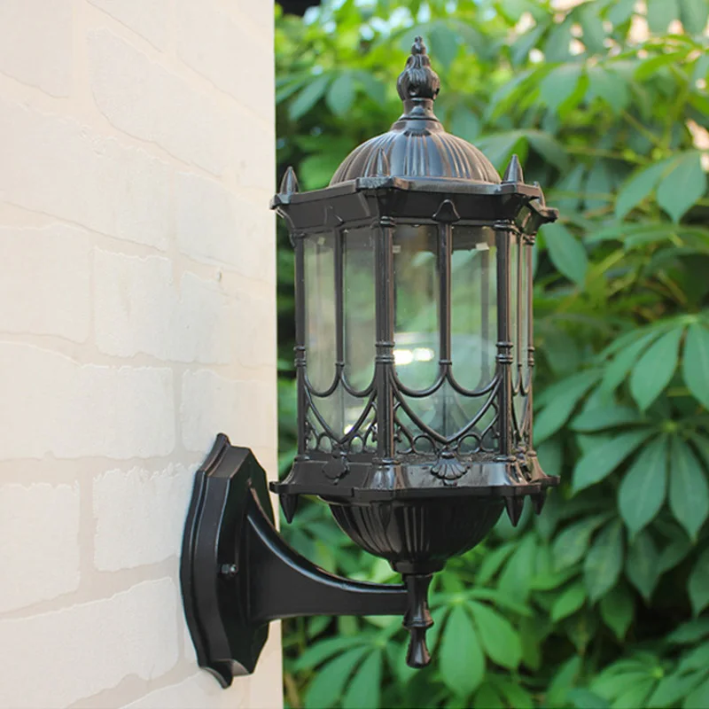 Vintage Industrielle Außenwandleuchte für Garten Hauseingang und Einfahrt