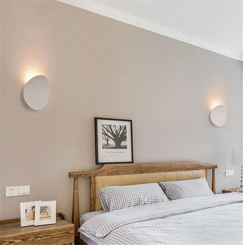 Moderne Aluminium LED Wandleuchte für Schlafzimmer und Wohnzimmer