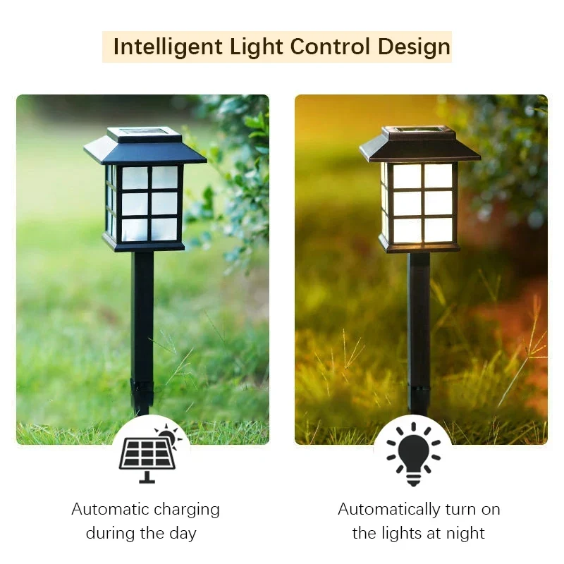 Solar LED Wegestrahler für Gartenweg und Außenanlage Landschaftslicht