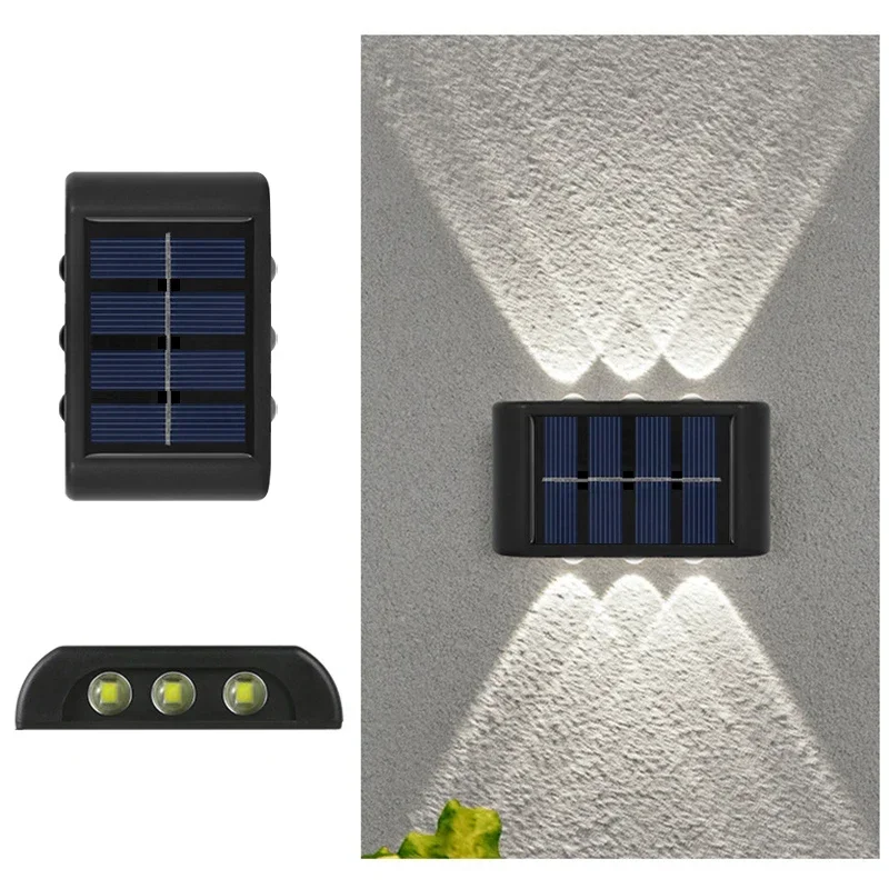 Solar LED Außenwandleuchte für Garten Hauseingang und Veranda Automatisch